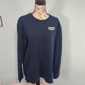 Mountain Khakis Crew Neck Graphic Sweatshirt Navy Men’s xl extra large